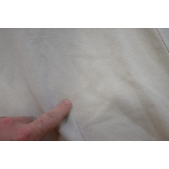 Nike Jogger Sweat Pants Tapered Cotton Blend Cream W/Pockets Mens Sz XL - Picture 6 of 14